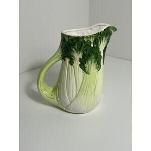 Monte Verde Hand Painted Mann Celery Pitcher 1983 Excellent Condition
